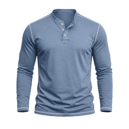 Daniel Long-Sleeve Henley T-Shirt