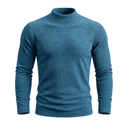 AJAY Mock Neck Long Sleeve Top
