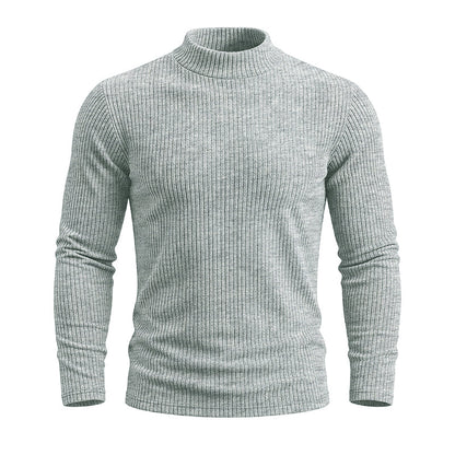 AJAY Mock Neck Long Sleeve Top