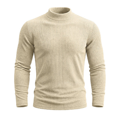 AJAY Mock Neck Long Sleeve Top