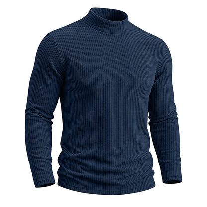 AJAY Mock Neck Long Sleeve Top