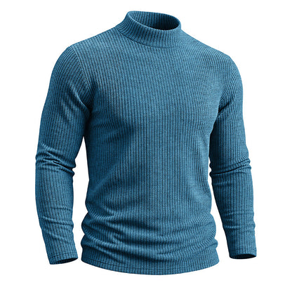 AJAY Mock Neck Long Sleeve Top