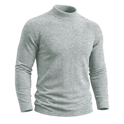 AJAY Mock Neck Long Sleeve Top