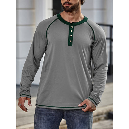 Cotton Henley T-Shirt